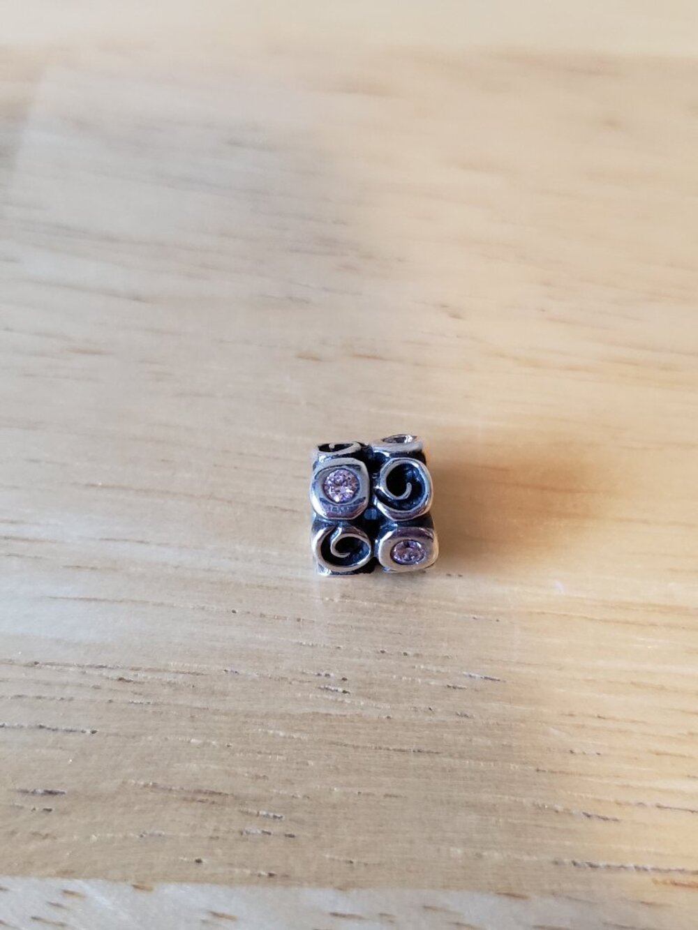 Pandora - Pink Fantasy Swirl Charm - Retired Rare Charm